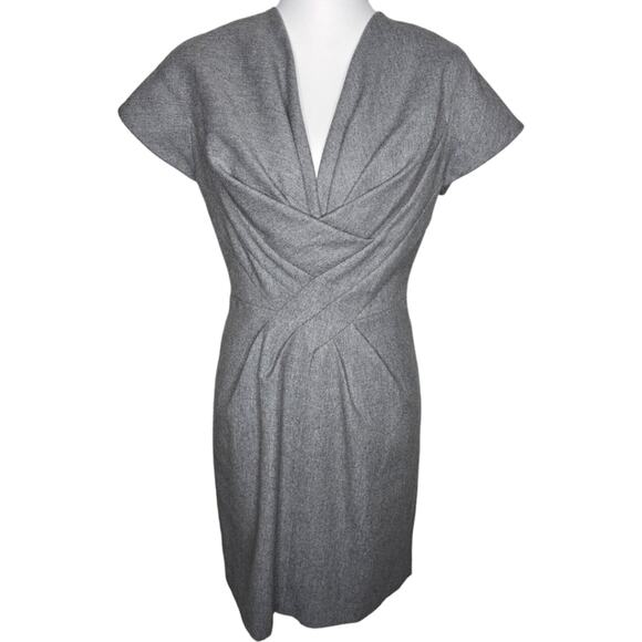 Robert Rodriguez Wool Midi‎ Dress Gray Size 6 - Picture 1 of 10